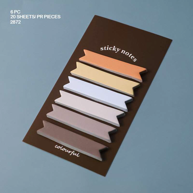 2872 - STICKY NOTE BROWN 10X55MM