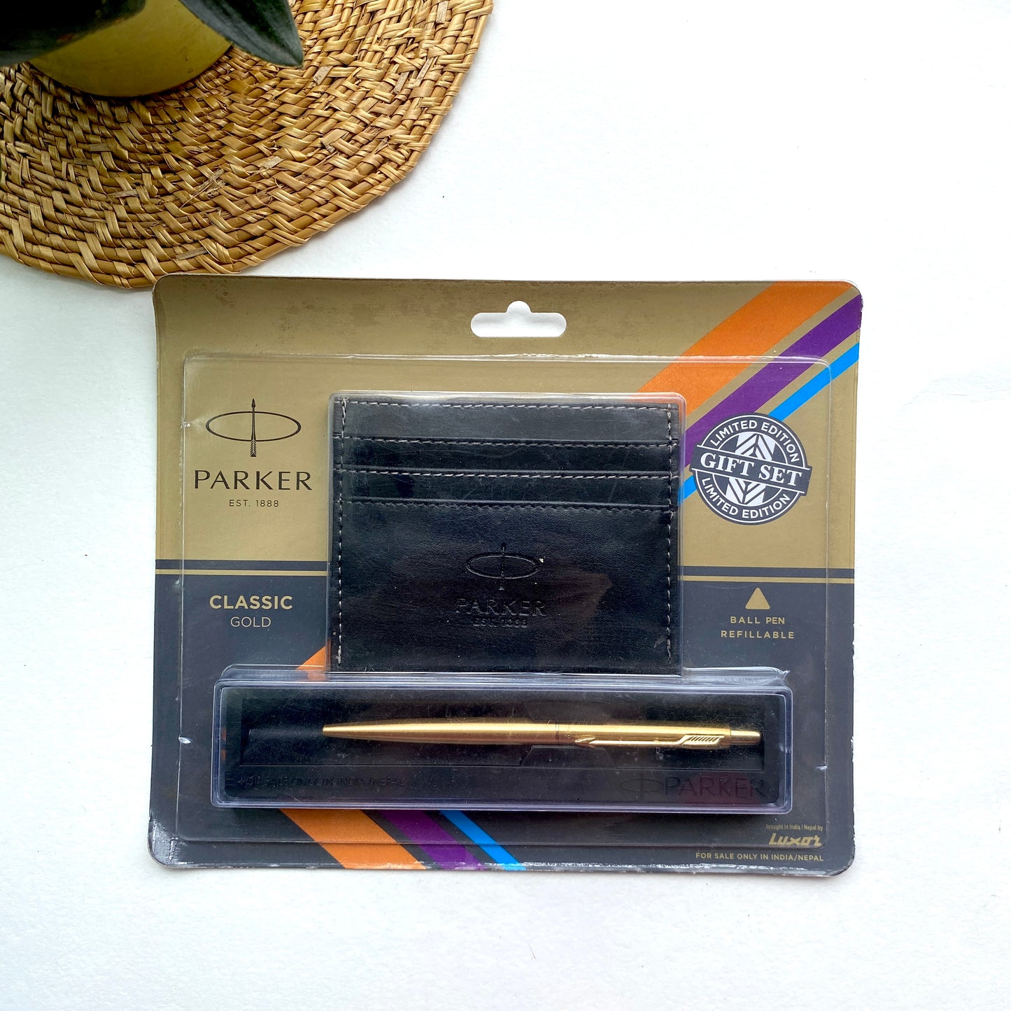 Parker | set of ball pen & card holder limited edition gift set