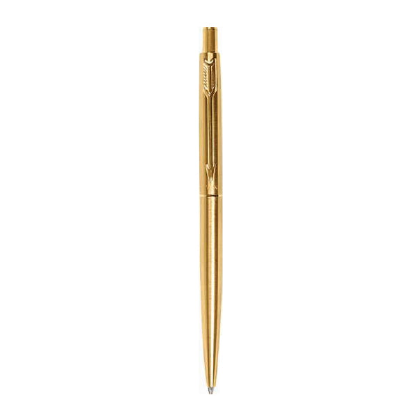 Parker Classic Gold Ball Pen Limited Edition with 1 Credit Card Holder  | Fine Point | Blue Ink | Refillable