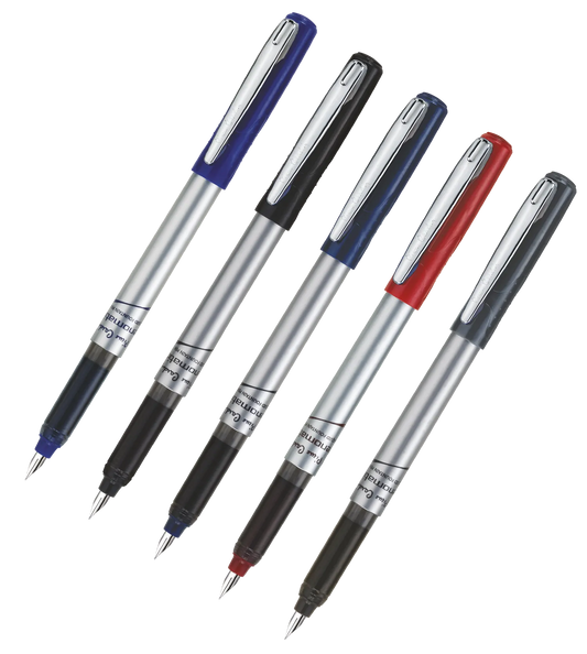 Pierre Cardin Penomatic Deluxe Fountain Pens | 2Pcs Extra Long Ink Cartridges | 1 Pcs Ink Converter