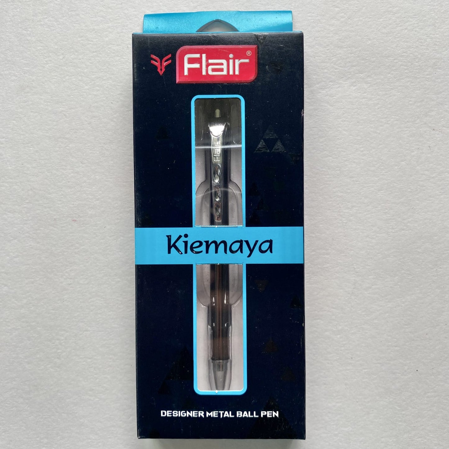 Flair Kiemaya Ball Pen | Metallic Body | Body Color: Metallic Black | Ink Color: Blue
