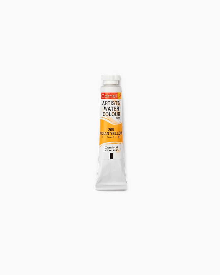 205 - Indian Yellow - Single Tube Camel Artist Water Colours