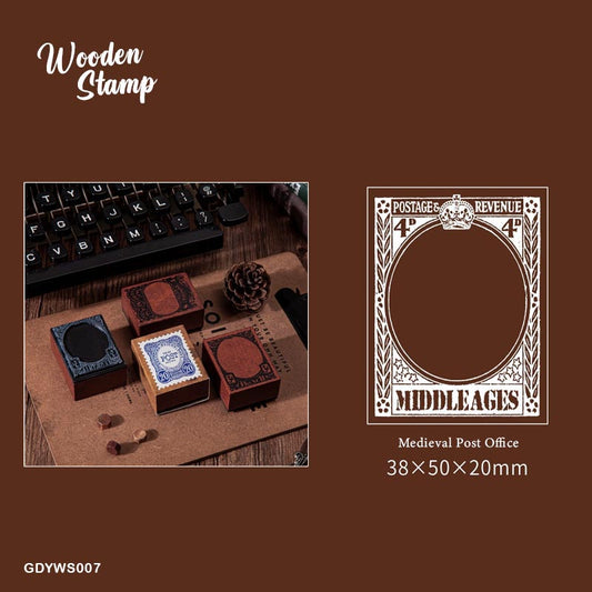 GDYWS007 - Wooden Stamp | Size : 38 mmX50X20 mm
