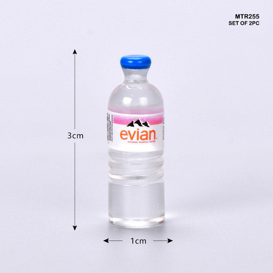 2Pcs Water Bottle Miniature Model MTR255