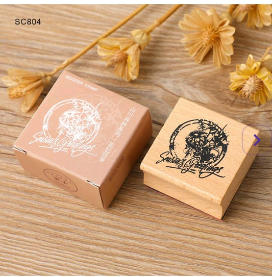 SC804 - Wooden Stamp