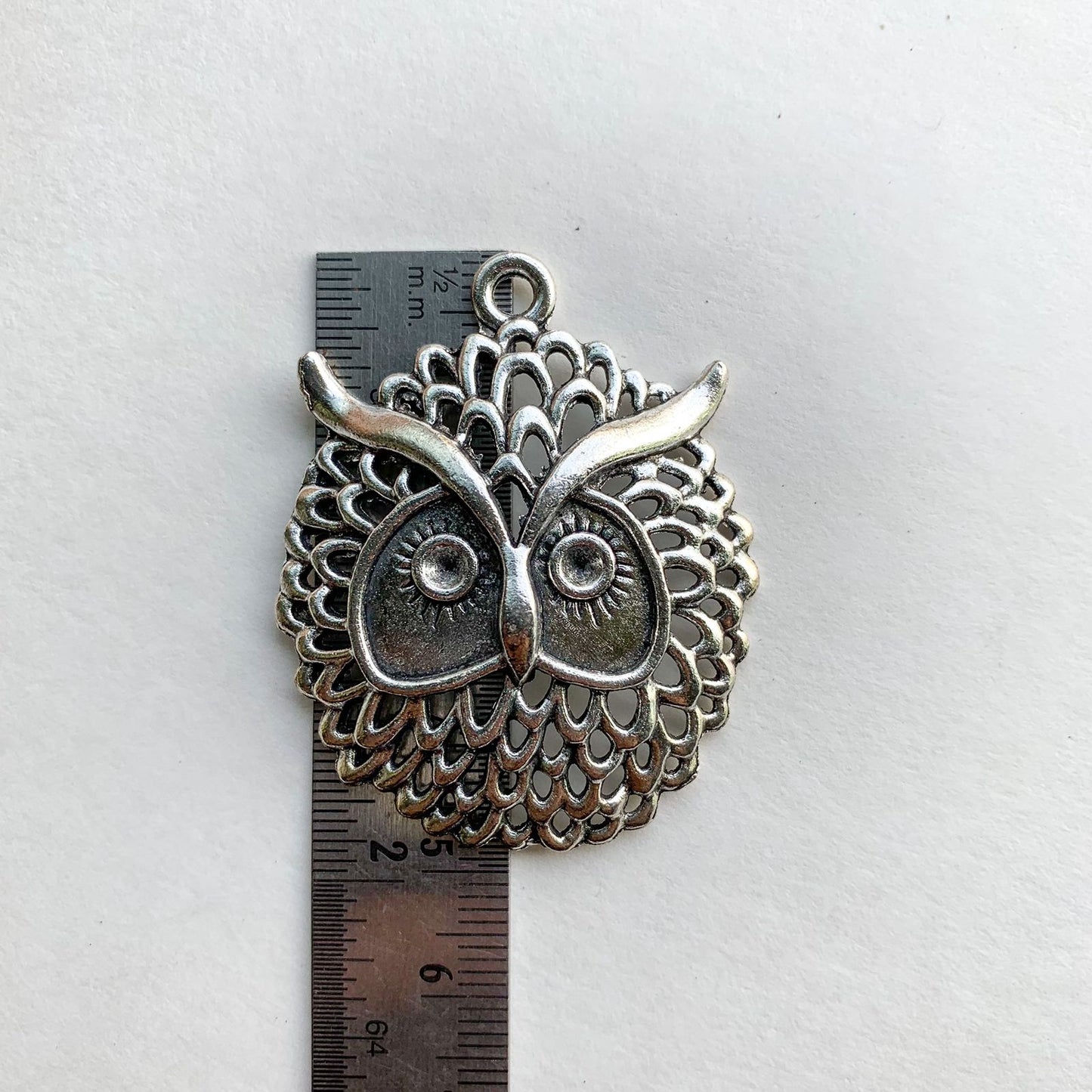Owl Charm Big 1 Pcs