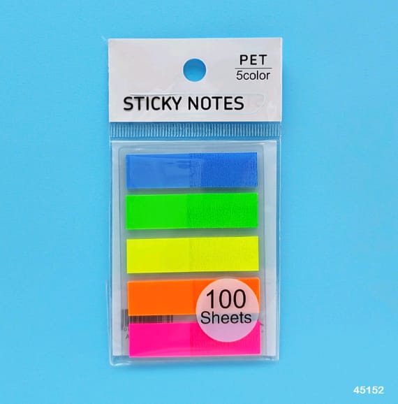 STICKY NOTE 5 Colors 100 Sheets